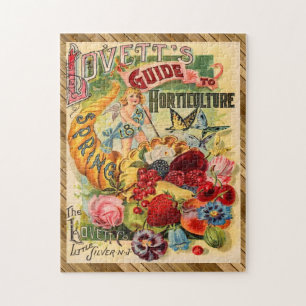 Viktorianische Floral-Saatgutpackung
