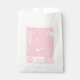 viktorianische französische Zeitung Geschenktütchen