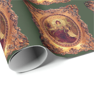 Viktorianische Frau im eleganten Viktorianischen R Geschenkpapier