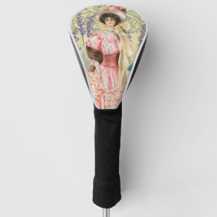 Viktorianische Frauenregal in Rosa Golf Headcover
