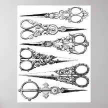 Viktorianische Friseurschere