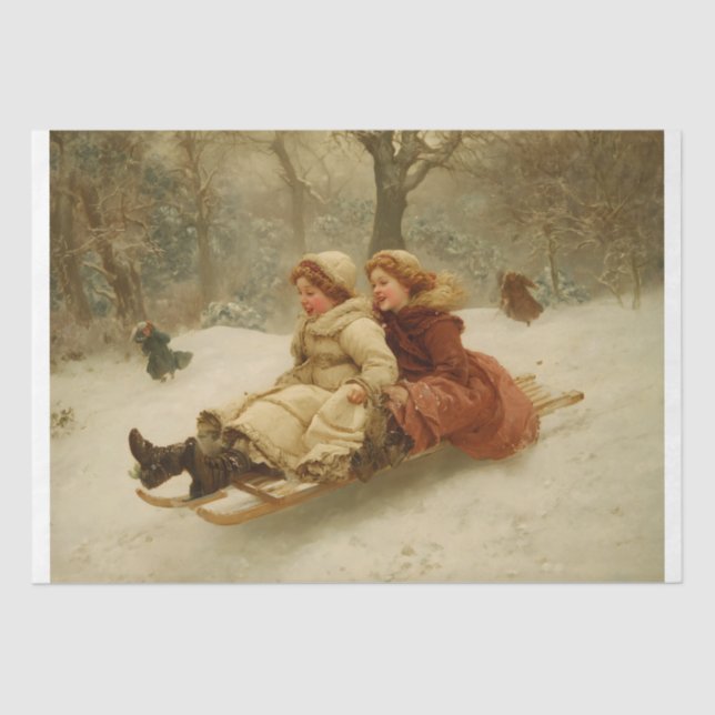 Viktorianische Führung Seidenpapier (Vorderseite)