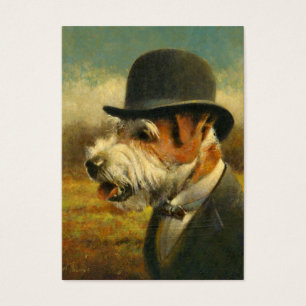 Viktorianische Geschäfts-Karte Jack-Russells ACEO