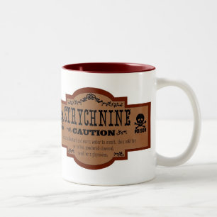 Viktorianische Gift-Tasse - Strychnine Zweifarbige Tasse