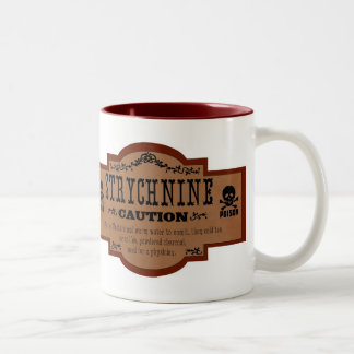 Viktorianische Gift-Tasse - Strychnine Zweifarbige Tasse