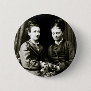 Viktorianische Girlfriends Button