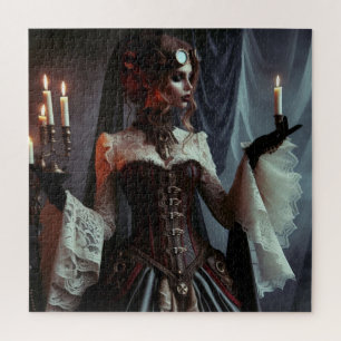 Viktorianische Gothic Steampunk elegante Dame