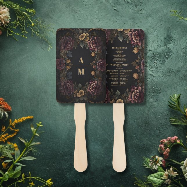 Viktorianische gotische Blumenzarge Fächer (Von Creator hochgeladen)