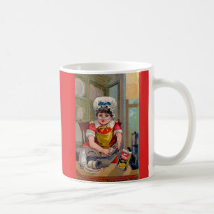 Viktorianische Handelskarte für Ivorine-Seife Kaffeetasse