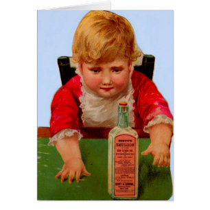 Viktorianische Handelskarte: Scott's Emulsion Cast