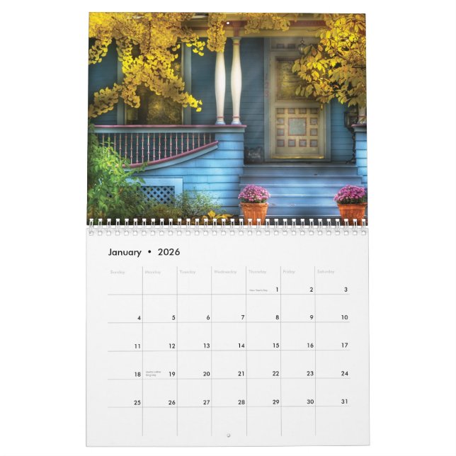 Viktorianische Häuser Kalender (Jan 2026)