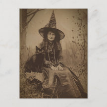 Viktorianische Hexe Sepia Portrait Stil 6