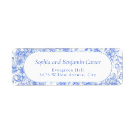 Viktorianische Hochzeit Blumengestein Blau