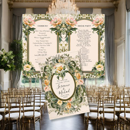 Viktorianische Hochzeitsfeier in gelber Blüte