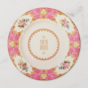 Viktorianische hoher Tee-Party Einladung