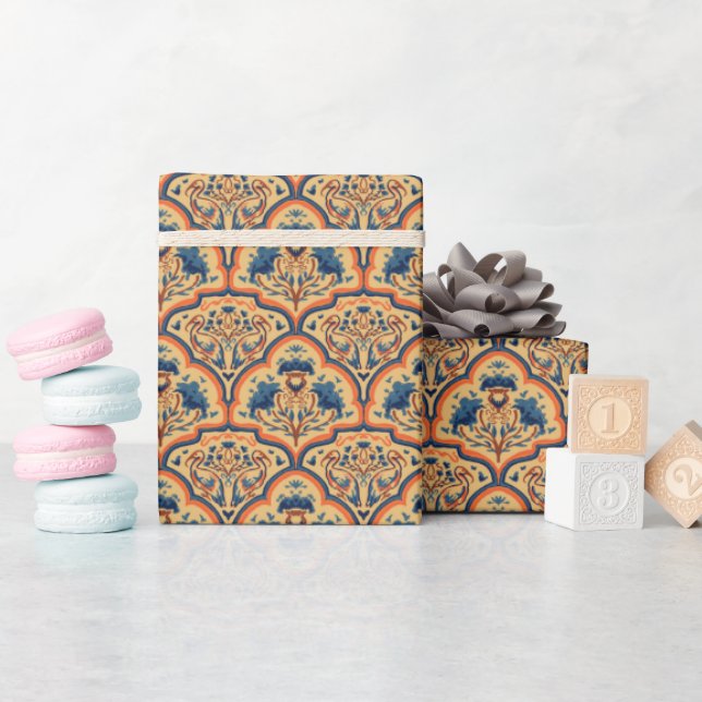 Viktorianische Ibisse Geschenkpapier (Babyparty)