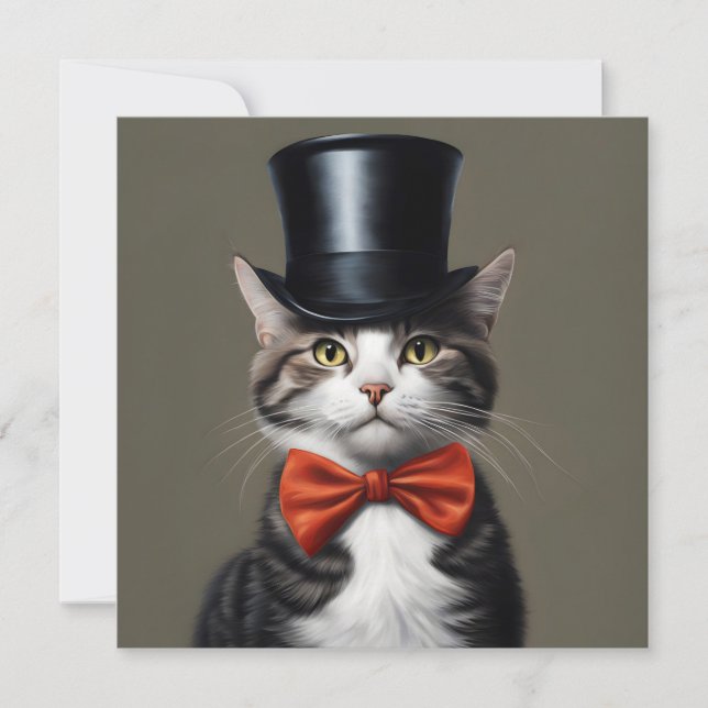 Viktorianische Katze (Vorderseite)