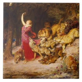 Viktorianische Keramik Fliese