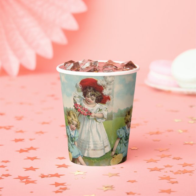 Viktorianische Kinder Pappbecher (Insitu)