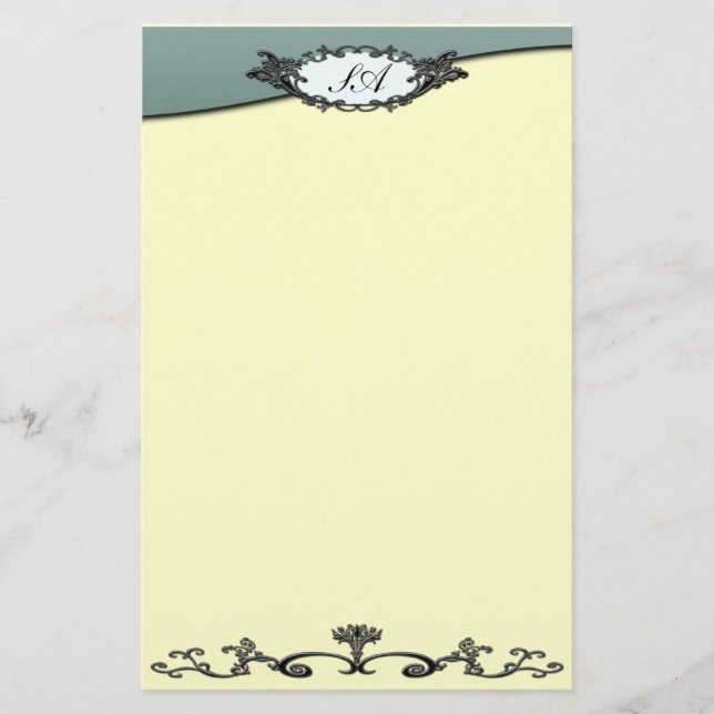 Viktorianische Kleider Briefpapier (Vorderseite)