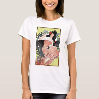 Viktorianische Kunst Nouveau Alphonse Mucha T-Shirt