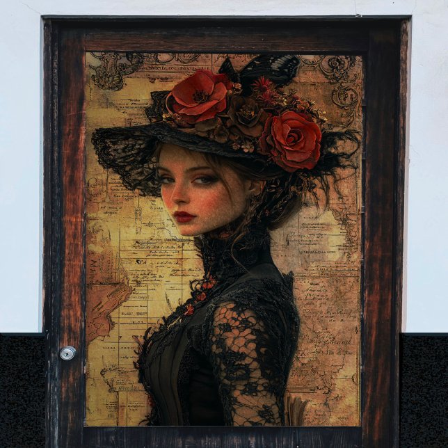 Viktorianische Lady Decoupage Seidenpapier (Von Creator hochgeladen)