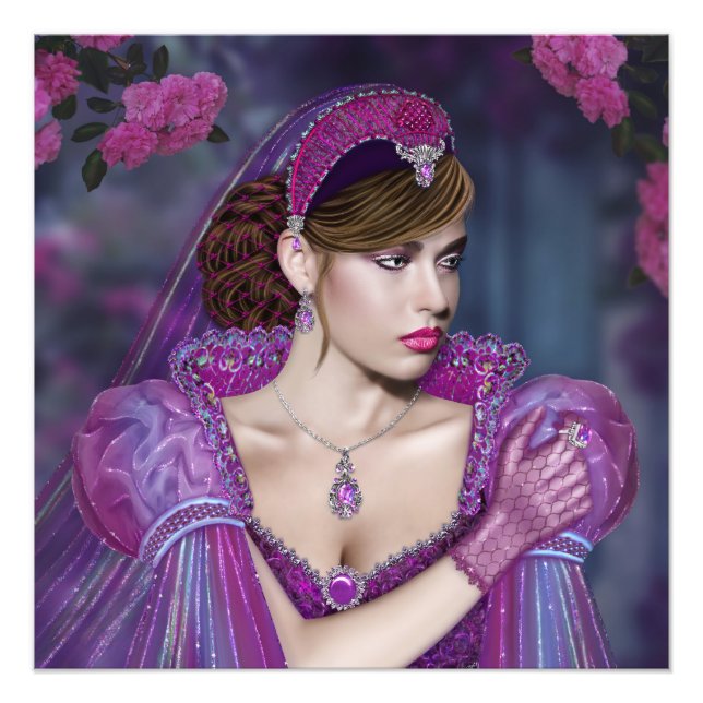 Viktorianische Lady Fotodruck (Vorne)