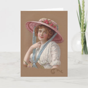 Viktorianische Lady General Purpose Grußkarte Karte