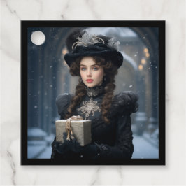 Viktorianische Lady Geschenkanhänger