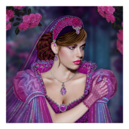 Viktorianische Lady Poster