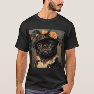 Viktorianische Lady Pug - Hübsche kleine Lady Pug T-Shirt