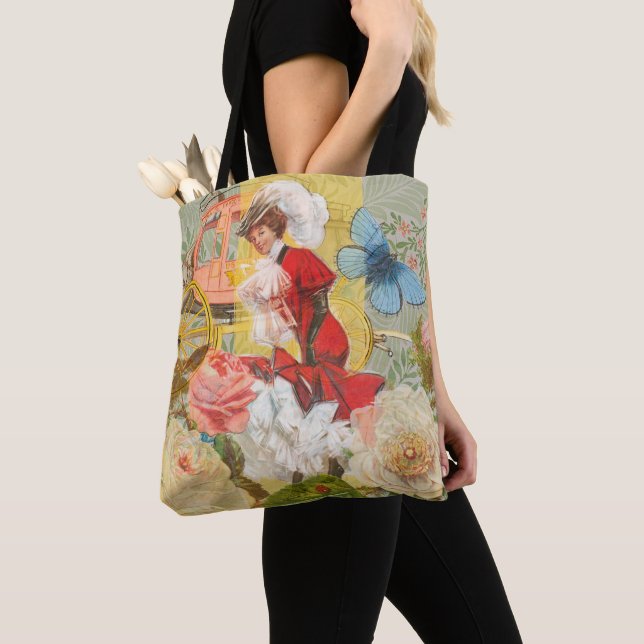 Viktorianische Lady Woman Fun Carriage Tasche (Von Nahem)