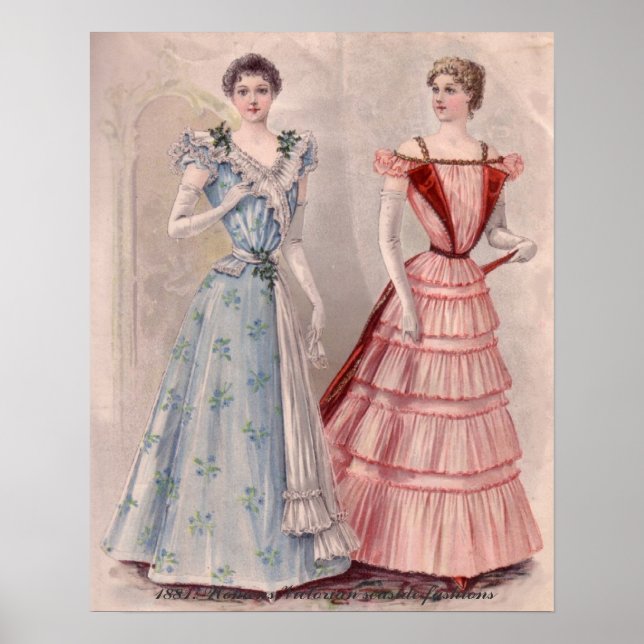 Viktorianische Ladys House Style in Katalogplakate Poster (Vorne)