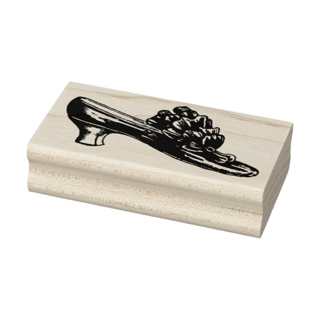 Viktorianische Ladys Shoe Rubber Art Briefmarke Gummistempel (Stempel)