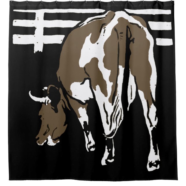 Viktorianische Landtiere Duschvorhang (Vorderseite)