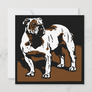 Viktorianische Landtiere, englischer Bulldog Ankündigung