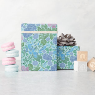Viktorianische Libellen Garten Sanfte gedämpfte Fa Geschenkpapier