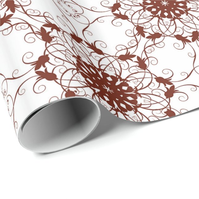 viktorianische mit Blumenspitze Geschenkpapier (Rolleneckpunkt)