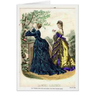 viktorianische Modeillustration