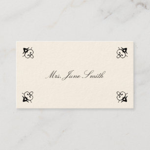 Viktorianische nennende Karten