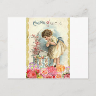 viktorianische Ostereier Feiertagspostkarte