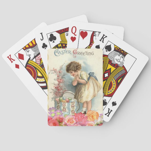 viktorianische Ostereier Spielkarten (Rückseite)