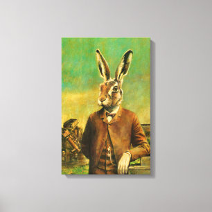 Viktorianische, passende Hair-Wrapped Canvas Leinwanddruck
