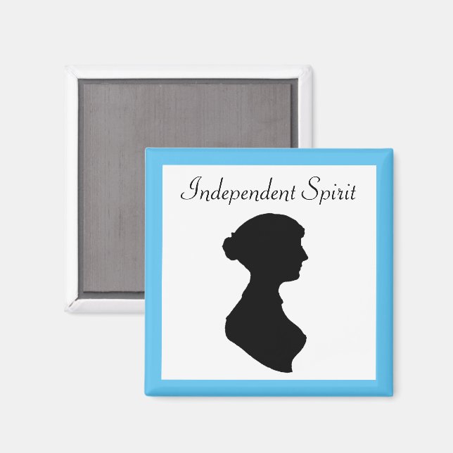 Viktorianische Regency Silhouette Magnet (Vorderseite/Rückseite)