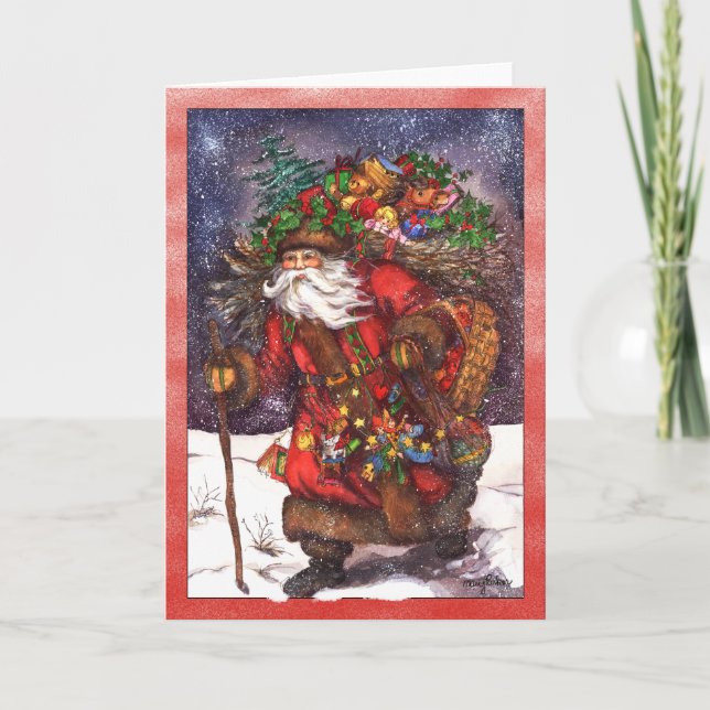 VIKTORIANISCHE REISE FEIERTAGSKARTE (Vorderseite)