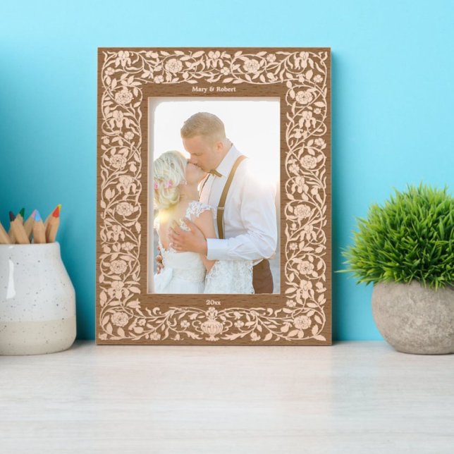 Viktorianische Rose Blumenstrauß Geätzte Rahmen (Von Creator hochgeladen)