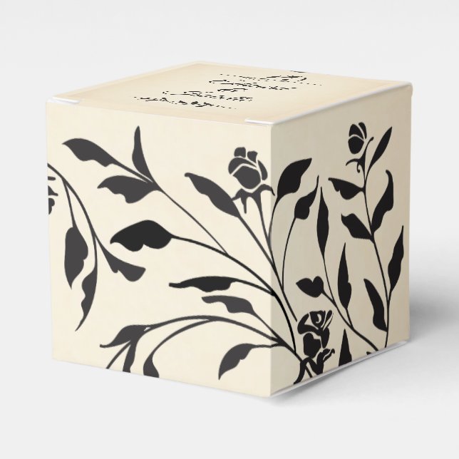Viktorianische Rose Geschenkschachtel (Vorderseite)