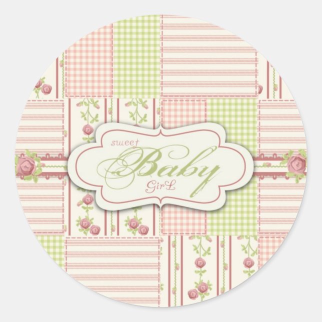 Viktorianische Rose Sticker 2 (Vorderseite)