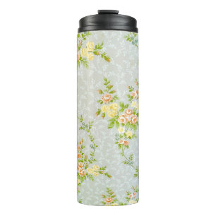 Viktorianische Rose und Weine Thermosbecher