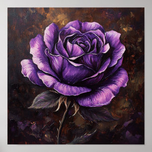 Viktorianische Rosen Botanische Wandkunst Apartmen Poster
